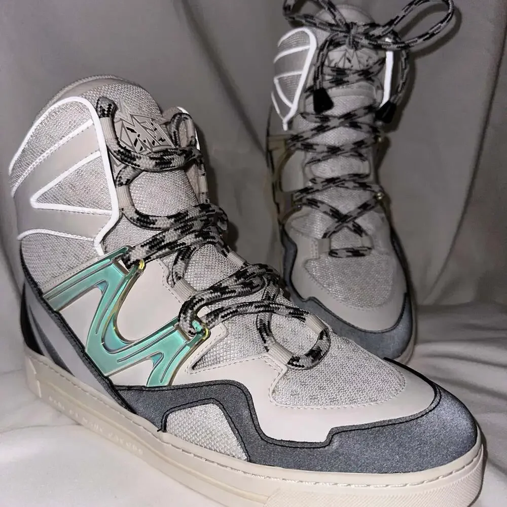 Marc by Marc Jacobs Ninja High Top Tech Sneakers Off White